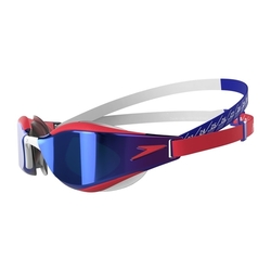 Plavecké brýle Speedo Fastskin Hyper Elite mirror modročervené