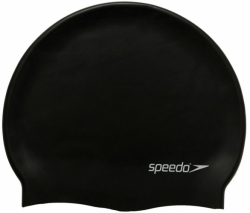 Plavecká čepice Speedo Plain Moulded Silicone černá