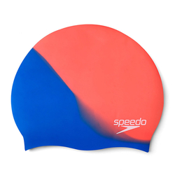 Plavecká čepice Speedo Silicone Cap oranžovomodrá
