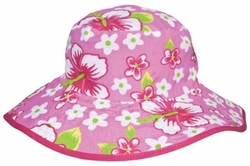 Dětský UV klobouček Baby Kid Banz Hawaii růžový