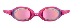 Plavecké brýle Arena Spider Junior růžové zrcadlové
