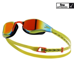 Plavecké brýle Speedo Fastskin Hyper Elite mirror žlutozelené