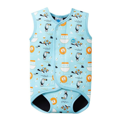 Baby neopren SplashAbout kombi zvířátka modrá