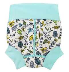 Kojenecké plavky SplashAbout New Happy Nappy listí