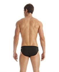 Pánské a juniorské plavky Speedo Monogram 7cm Brief černobílé