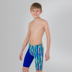Chlapecké závodní plavky Speedo Fastskin Jammer Junior modr0