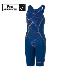 Závodní plavky - kombinéza Speedo Fastskin LZR Racer X Kneeskin modré