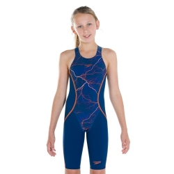 Závodní plavky - kombinéza Speedo Fastskin LZR Racer X Kneeskin modré