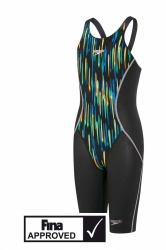 Závodní plavky - kombinéza Speedo Fastskin LZR Racer X Kneeskin černé