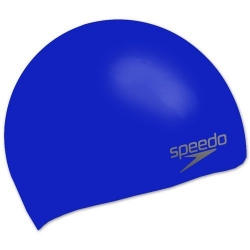 Plavecká čepice Speedo Plain Moulded Silicone Cap modrá