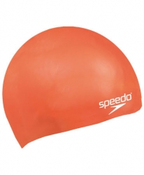 Plavecká čepice Speedo Plain Moulded Silicone Junior oranžová