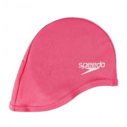 Speedo Polyester Junior plavecká čepice růžová