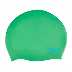 Plavecká čepice Speedo Plain Moulded Silicone Junior zelená