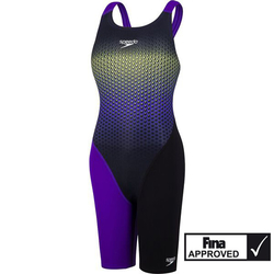 Závodní plavky - kombinéza Speedo Fastskin Openback Kneeskin Octagon