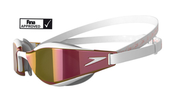Plavecké brýle Speedo Fastskin Hyper Elite mirror bílé
