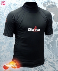 Plavecké UV tričko TBF zateplené pro dospělé krátký rukáv