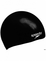 Plavecká čepice Speedo Plain Moulded Silicone Junior černá