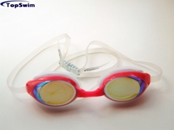 Dětské plavecké brýle TopSwim Dolphin zrcadlové červené