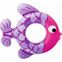 Nafukovací kruh Intex Rybka fialová 77 cm