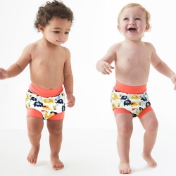 Kojenecké plavky SplashAbout New Happy Nappy sloni