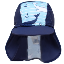 Dětská UV baseballová čepice SplashAbout velryba