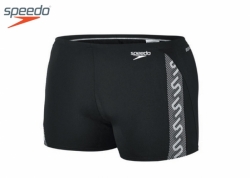 Pánské a juniorské plavky Speedo Monogram Aquashort bíločerné