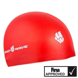 Plavecká čepice Mad Wave SOFT červená