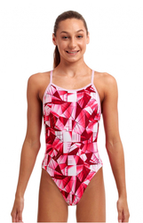 Dívčí plavky Funkita Pink Pane