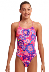 Dívčí plavky Funkita Pink Petal