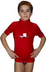 Plavecké UV triko TBF dětské červené