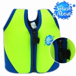 Dětská plavací vesta SplashAbout - zelenomodrá 1-14 let