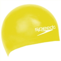 Plavecká čepice Speedo Plain Moulded Silicone Junior žlutá