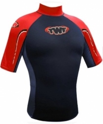 Plavecké UV tričko TWF červený rukáv