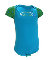 Dětské UV body tričko TWF modré