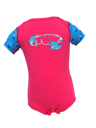 Dětské UV body tričko TWF růžové