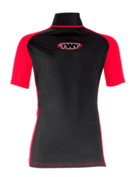 Dětské plavecké UV tričko TWF červenočerné