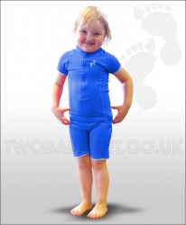 Dětská UV kombinéza TBF s krátkým rukávem modrá