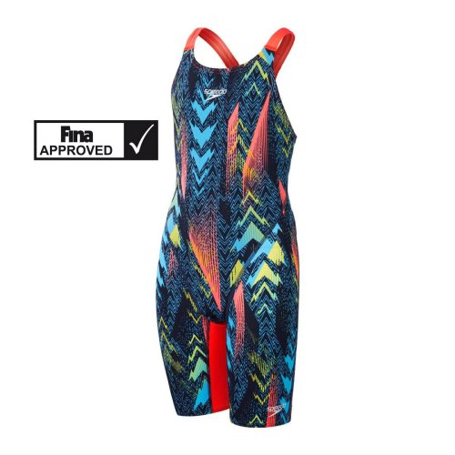 Závodní plavky - kombinéza Speedo Fastskin Endurance+ Max pruhovaná