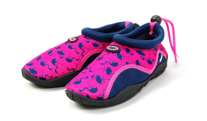 Dětské neoprenové boty do vody TWF Weever růžovomodré