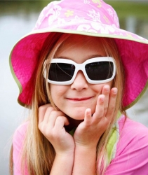 Dětské sluneční brýle JBanz bílé od 4 let polarizační