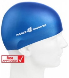 Plavecká čepice Mad Wave SOFT modrá