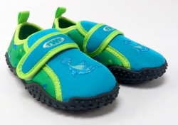 Dětské neoprenové boty do vody TWF modrozelené