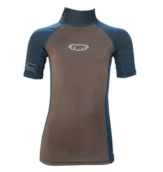 Plavecké UV tričko TWF šedomodré